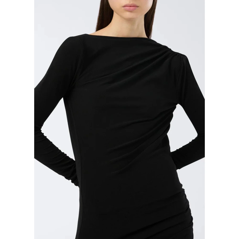 Andamane Zwarte Elegante Jurk Black Dames