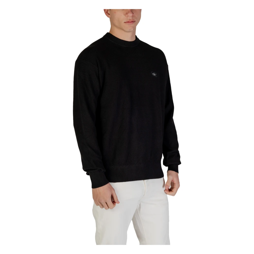 Calvin Klein Jeans Lente Zomer Heren Sweatshirt Collectie Black Heren
