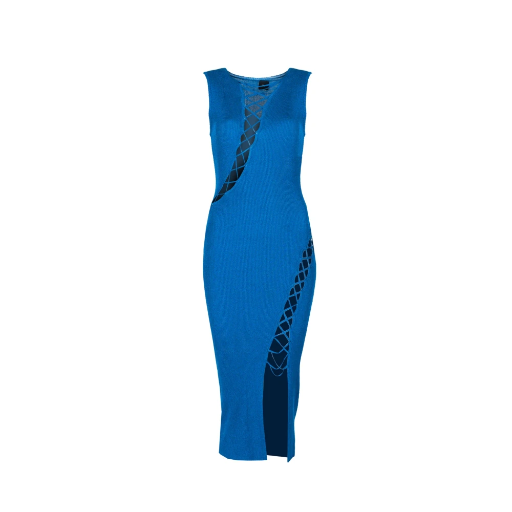 Pinko Elegante Zomerjurk Blue Dames