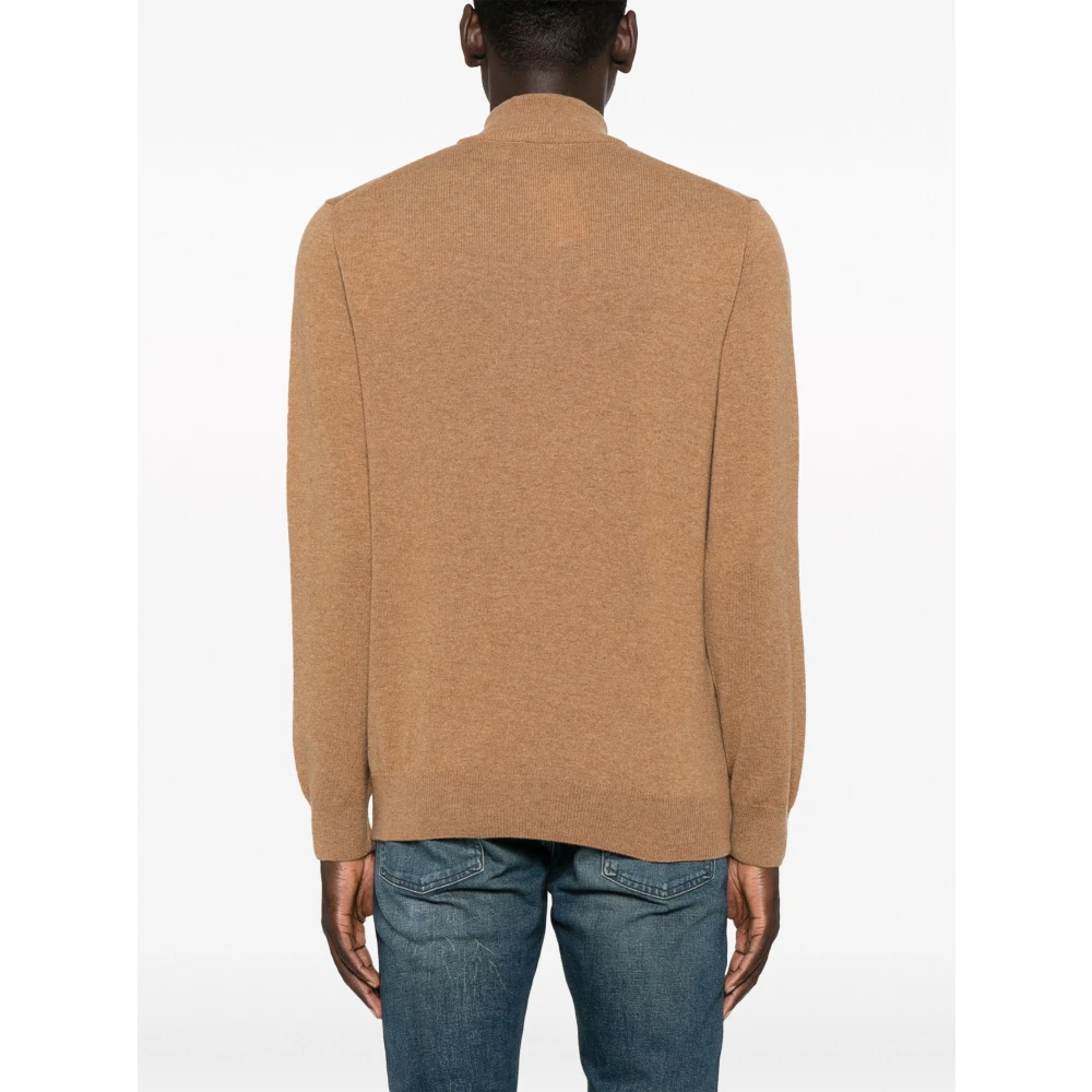 Polo Ralph Lauren Latte Brown Heather Pullover Sweater Brown Heren