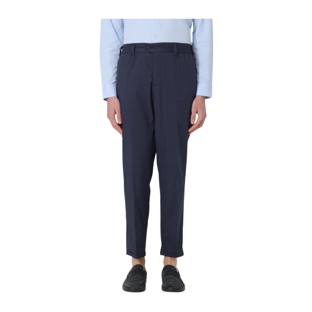 Pt Torino Men's Blue Green Tailored Stylish Casual Trousers - Chinos - W35 - Trousers
