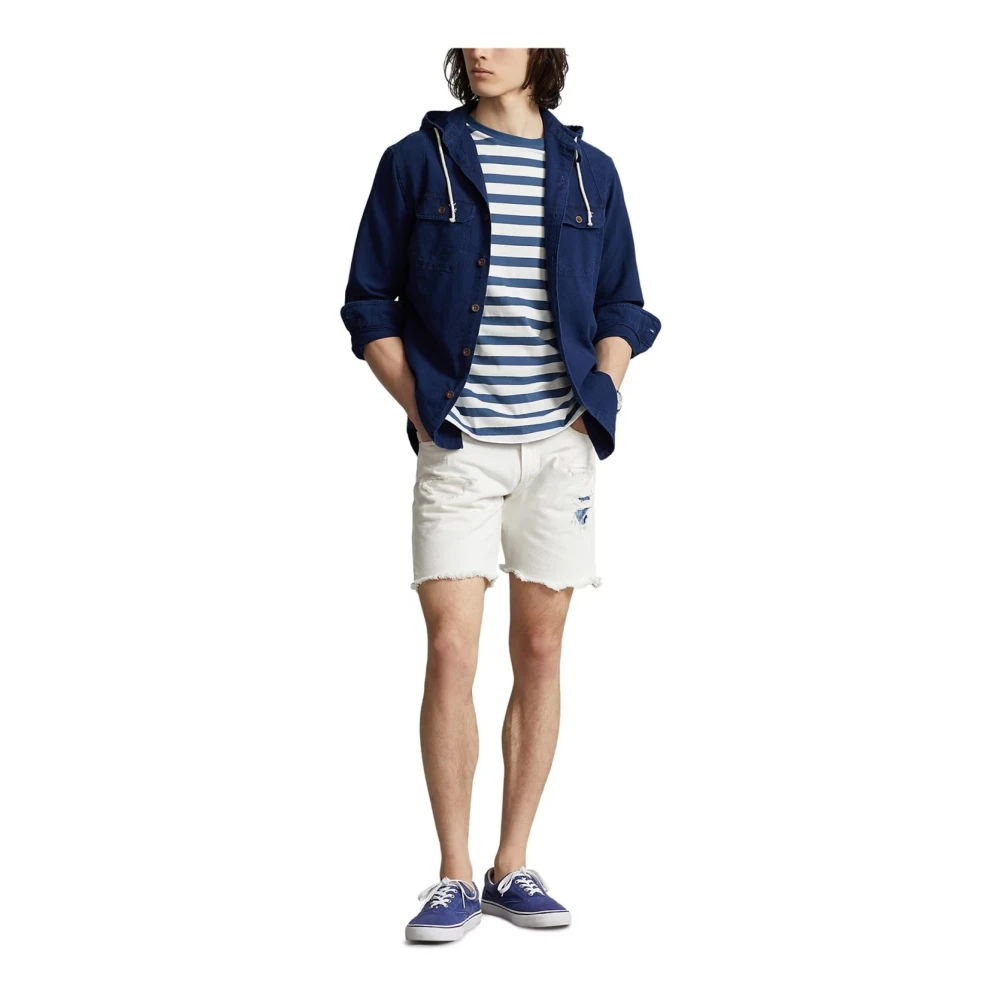 Ralph Lauren Klassieke pasvorm Oxford werkschirt jas Blue Heren