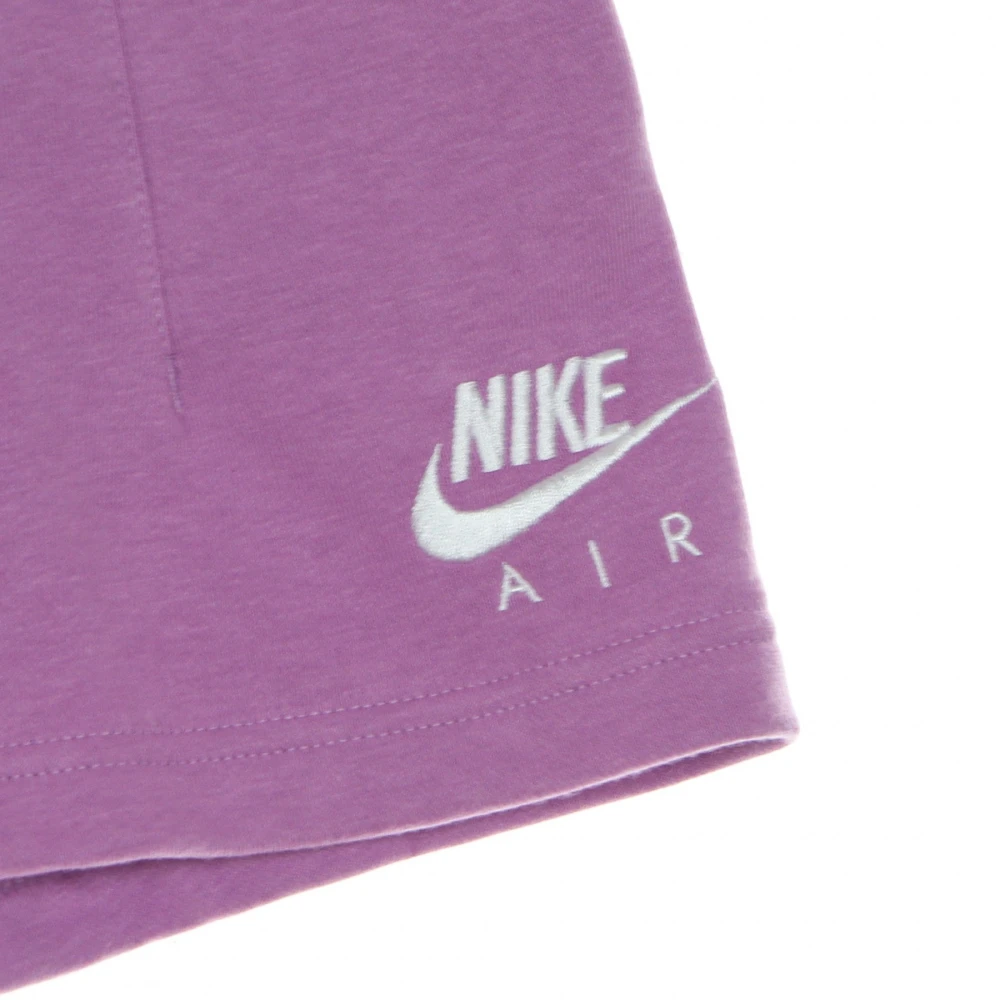 Nike Korte Fleece Sportshorts Purple Dames