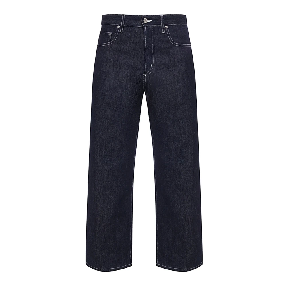 Dior Men's Blue Straight Fit Jeans, W32, Jeans