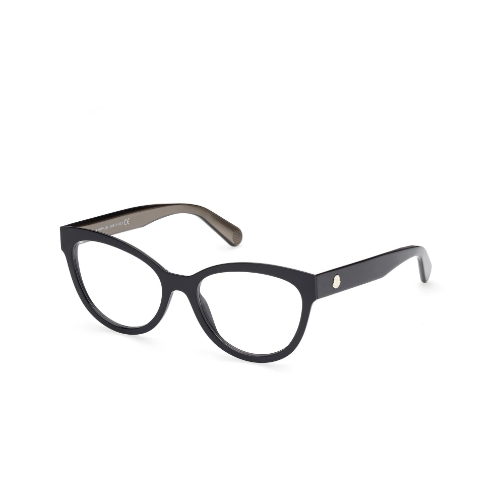 Moncler Black Glasses, Female, 53 Mm, Eyeglasses
