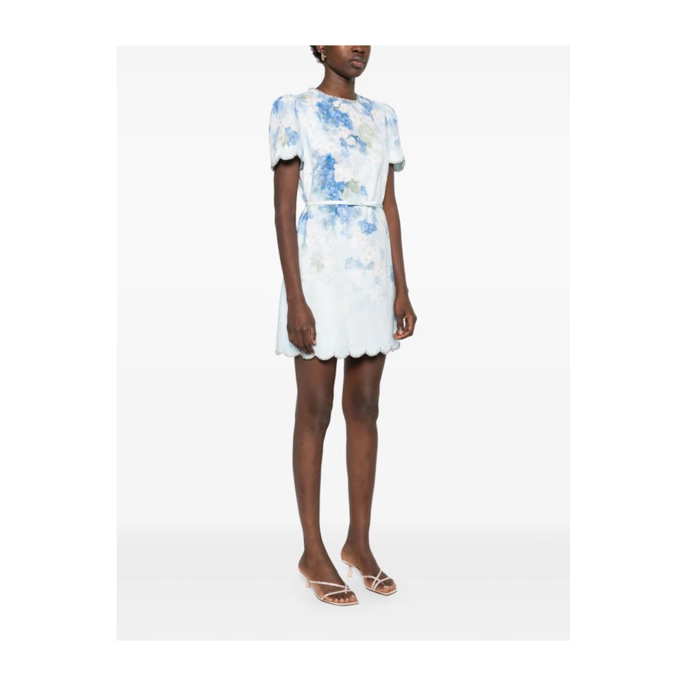 Zimmermann Blauwe Jurk voor Vrouwen Multicolor Dames