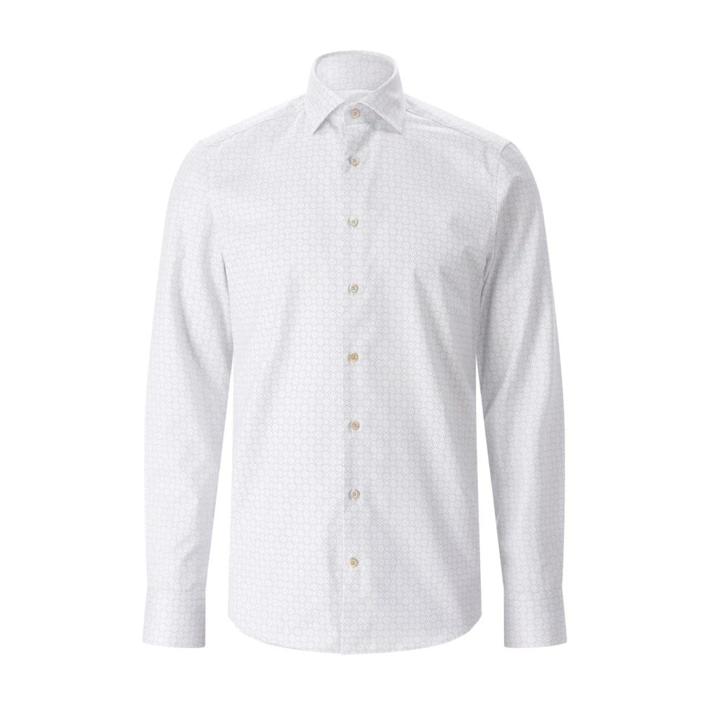Stenströms Vit Slim-Fit Skjorta