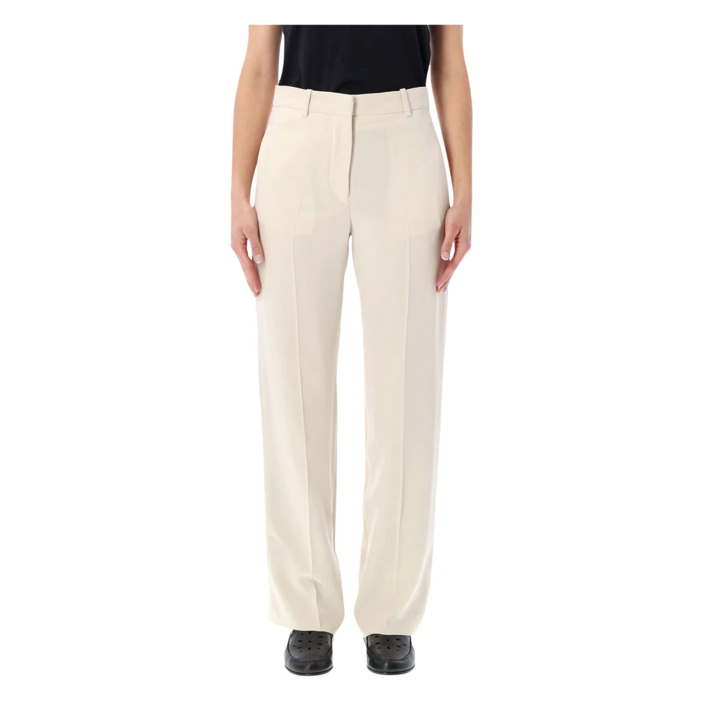 Isabel Marant Women's Beige Straight Trousers, Xs, Noanda Trousers