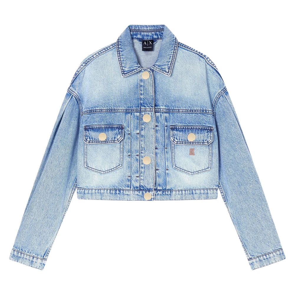 Armani Exchange Vrouw Blauw Blouson Jack