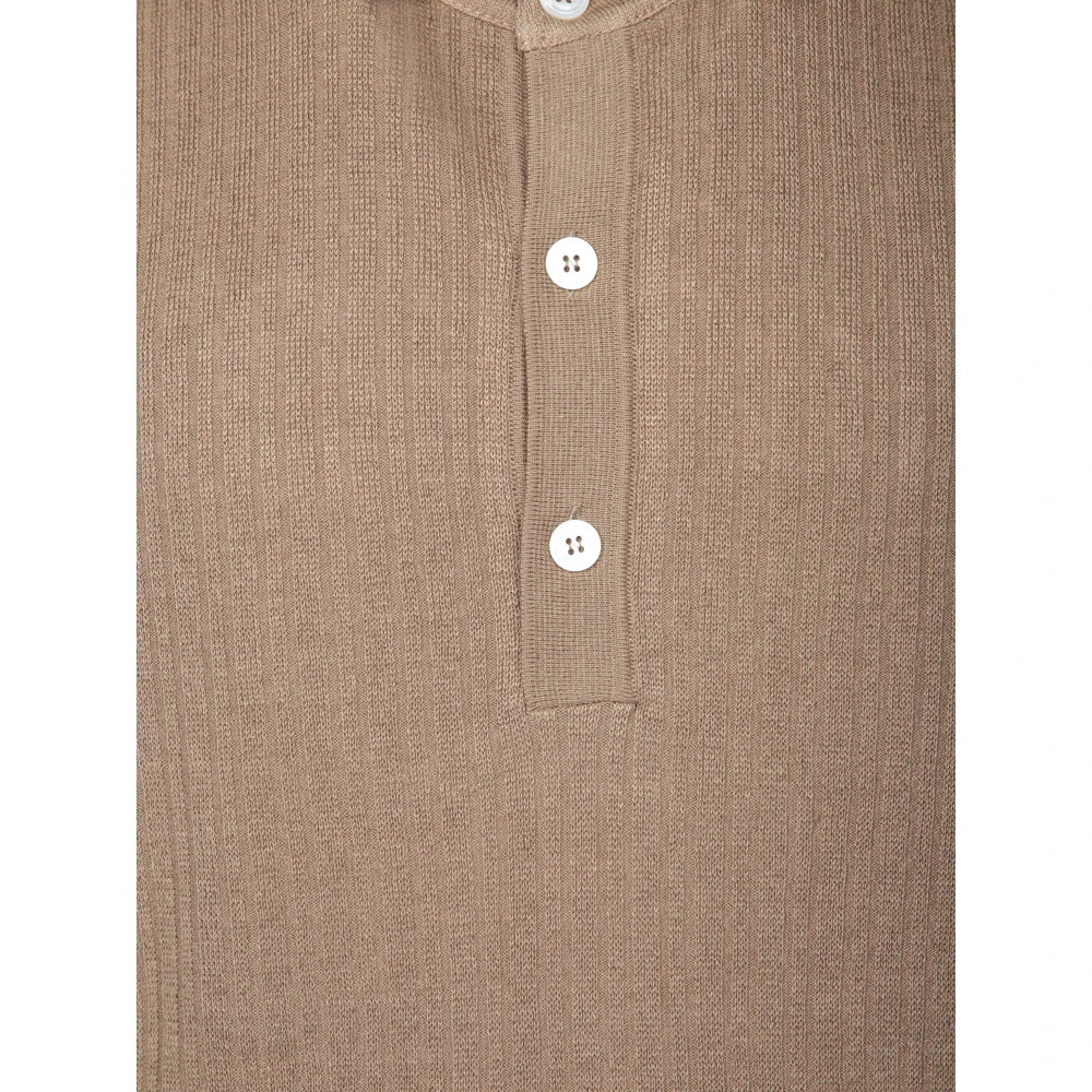 Lardini Bruin T-shirt voor mannen Brown Heren