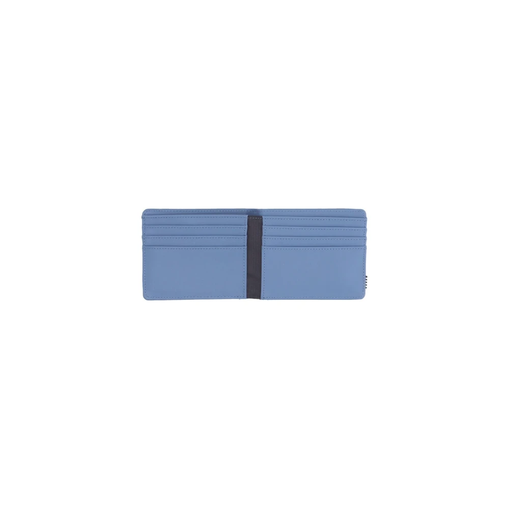Herschel Blauwe Crosshatch Rfid Heren Portemonnee Blue Unisex