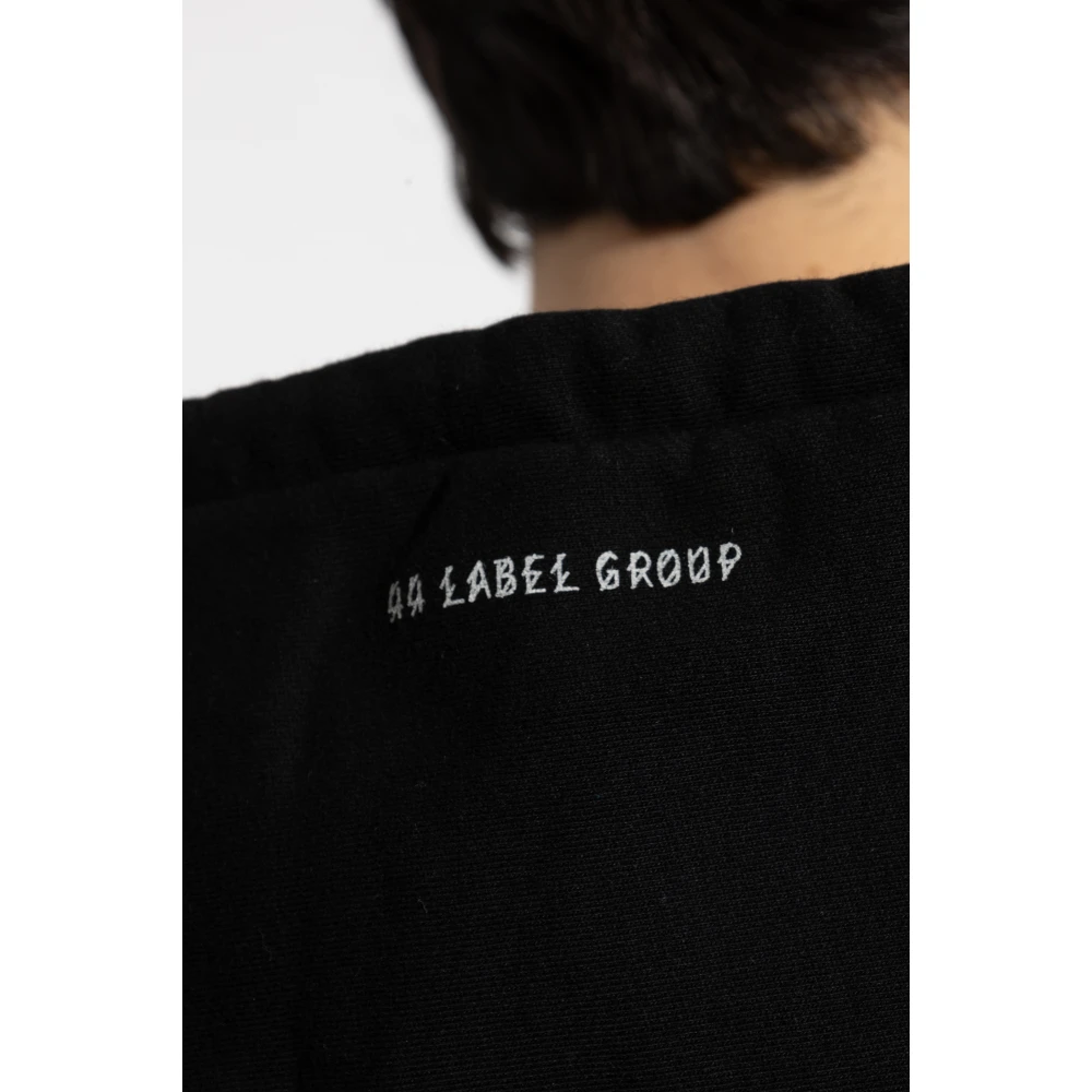 44 Label Group Mouwloze sweatshirt Black Heren