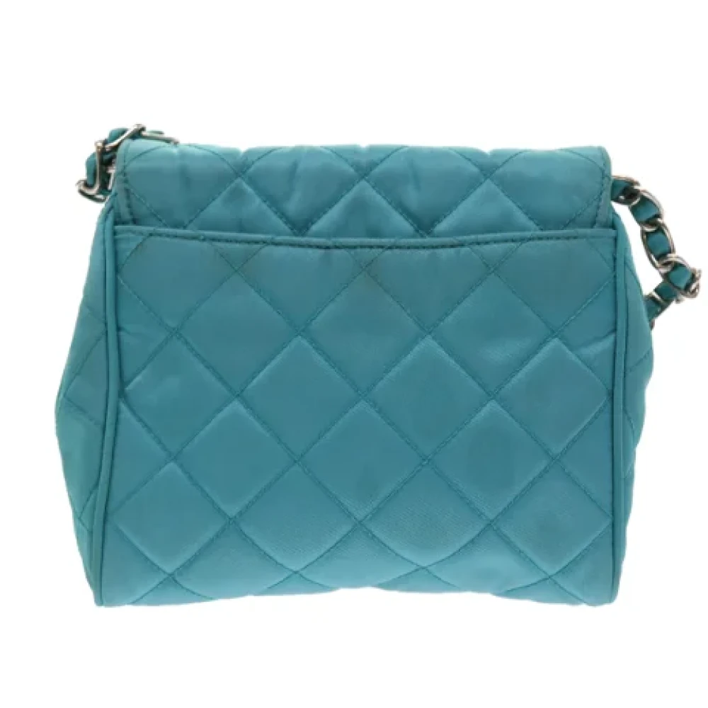 Prada Vintage Pre-owned Fabric prada-bags Blue Dames