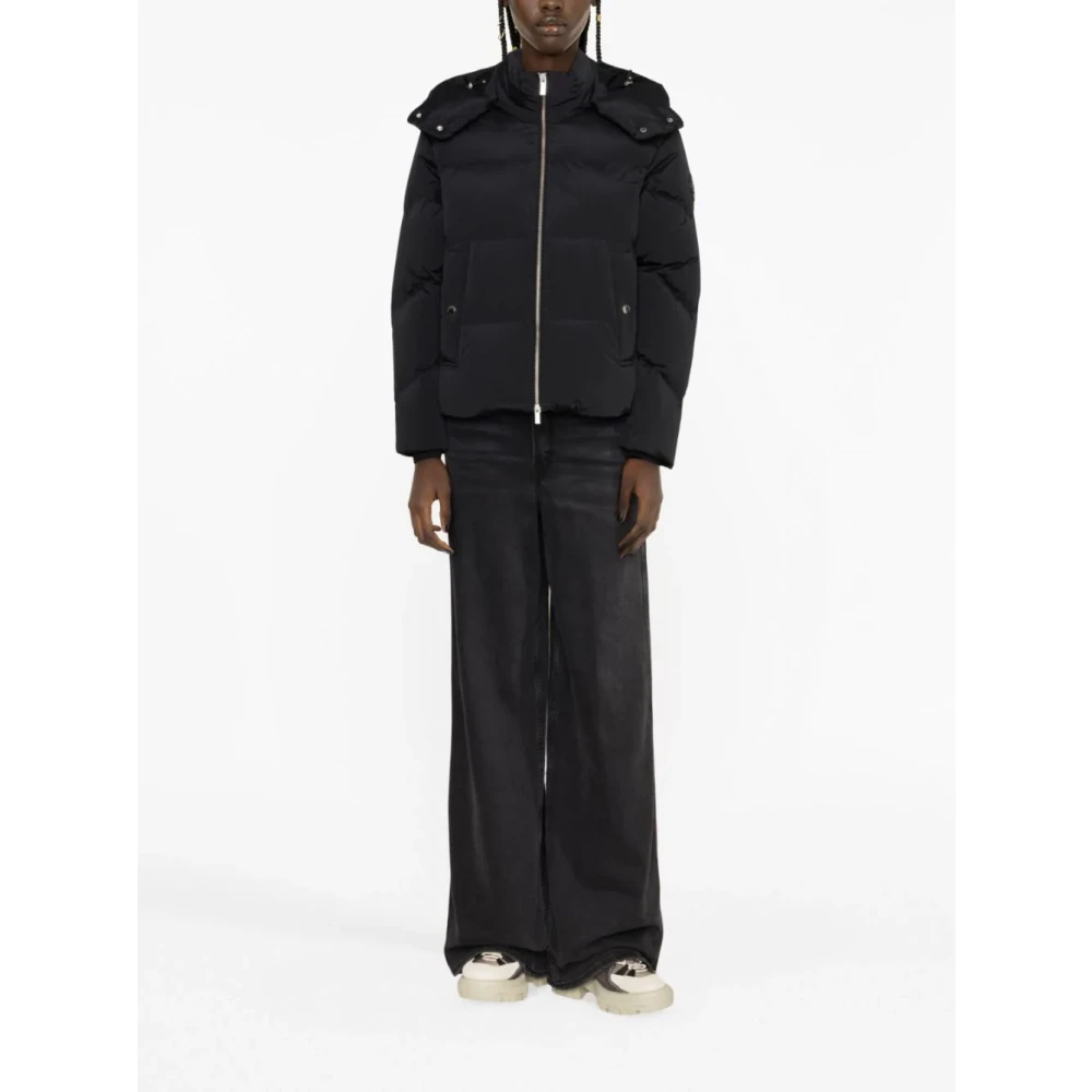 Woolrich Blauwe jassen met tweewegritssluiting Blue Dames