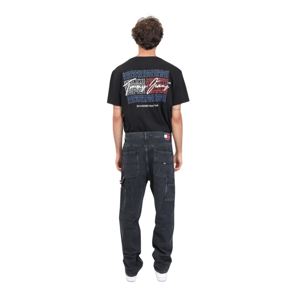 Tommy Jeans Retro Straight Cut Zwarte Jeans Blue Heren