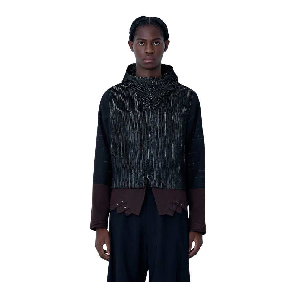 Kiko Kostadinov Men's Gray Estike Hooded Jacket