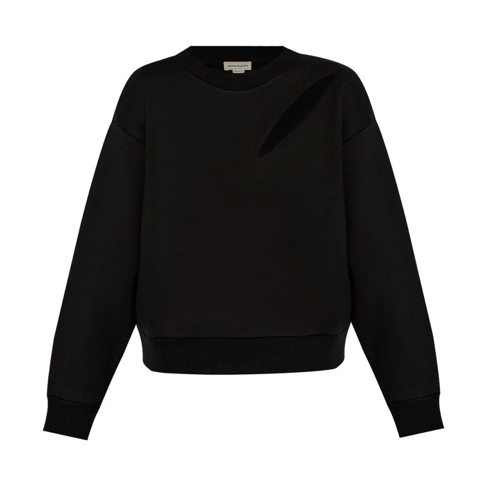 Alexander mcqueen Zwarte Sweater Collectie Black Dames