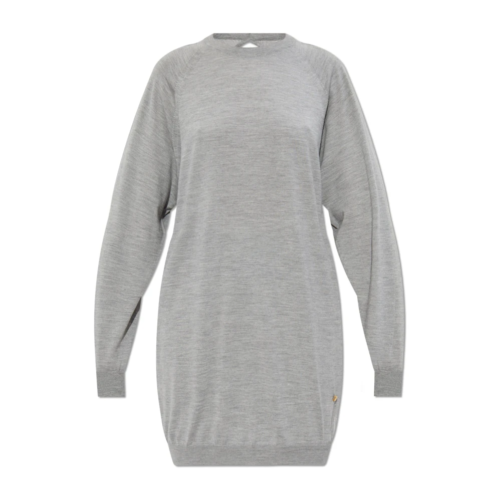 Moschino Rugloze jurk Gray Dames