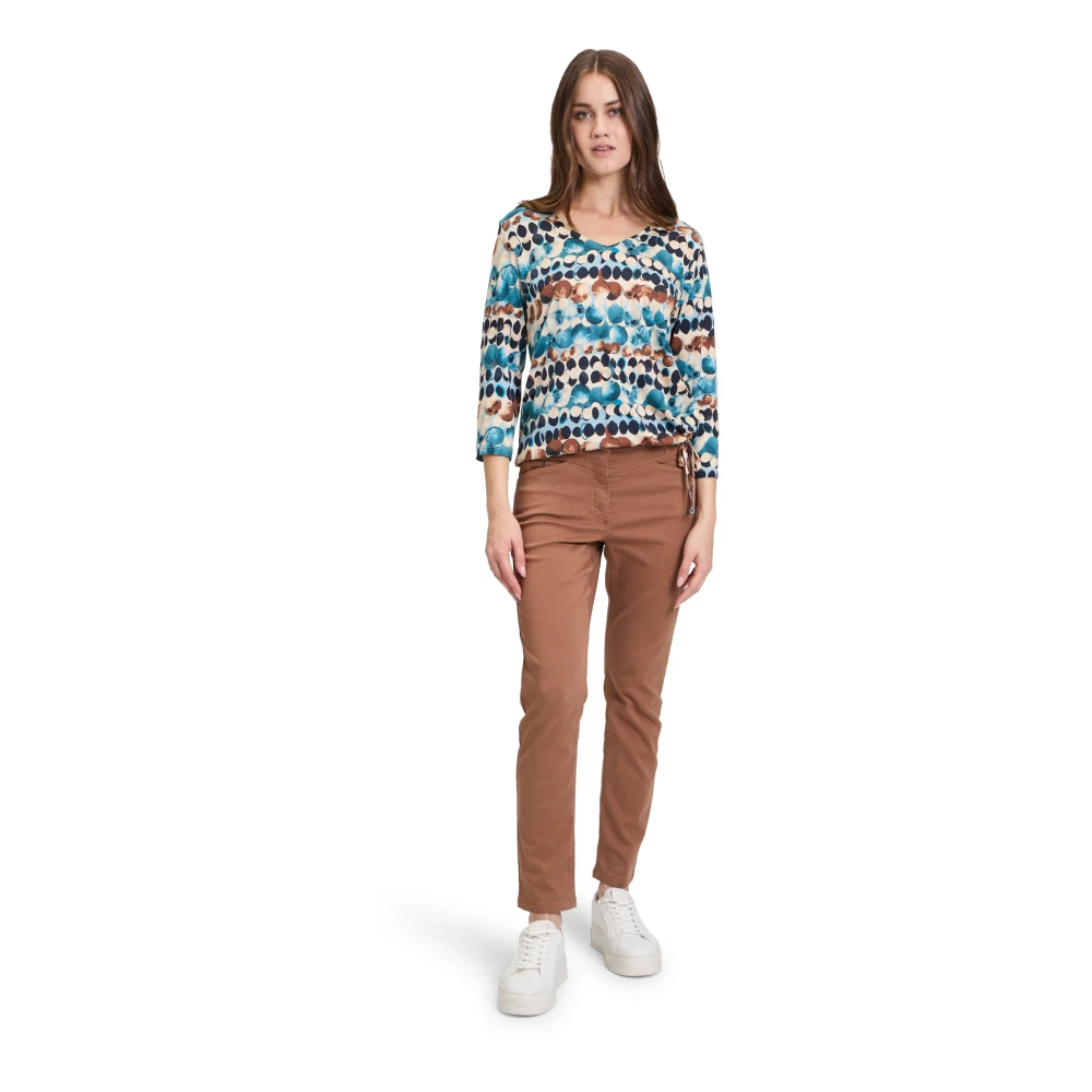 Betty Barclay Sprankelend Casual Shirt met Koord Multicolor Dames