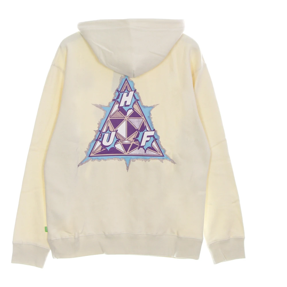 HUF Off White Heren Hoodie Lange Mouw White Heren