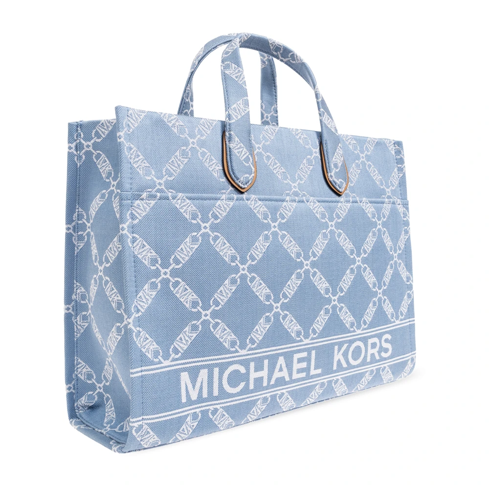 Michael Kors Grote Gigi shopper tas Blue Dames