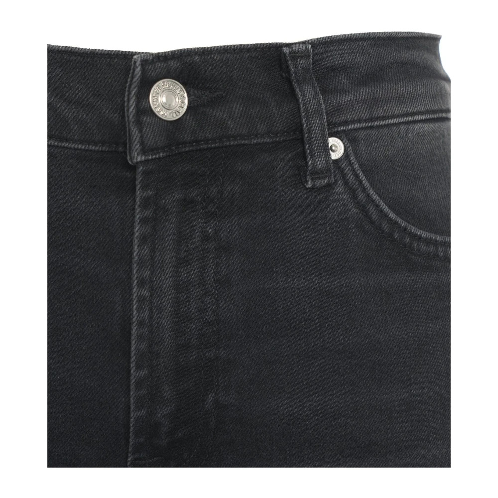 7 For All Mankind Wijde Jeans Denim Blue Black Dames