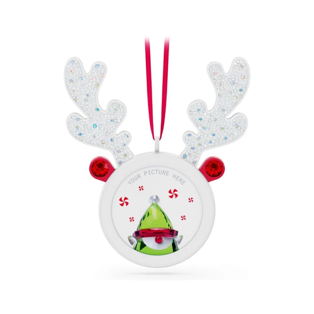 Swarovski Holiday C s Reindeer Picture Frame White Unisex