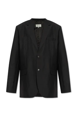 Ullblazer med öppna slag