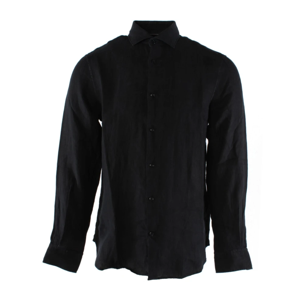 Tommy Hilfiger Slim Fit Linnen Overhemd Desert Sky Blue Heren