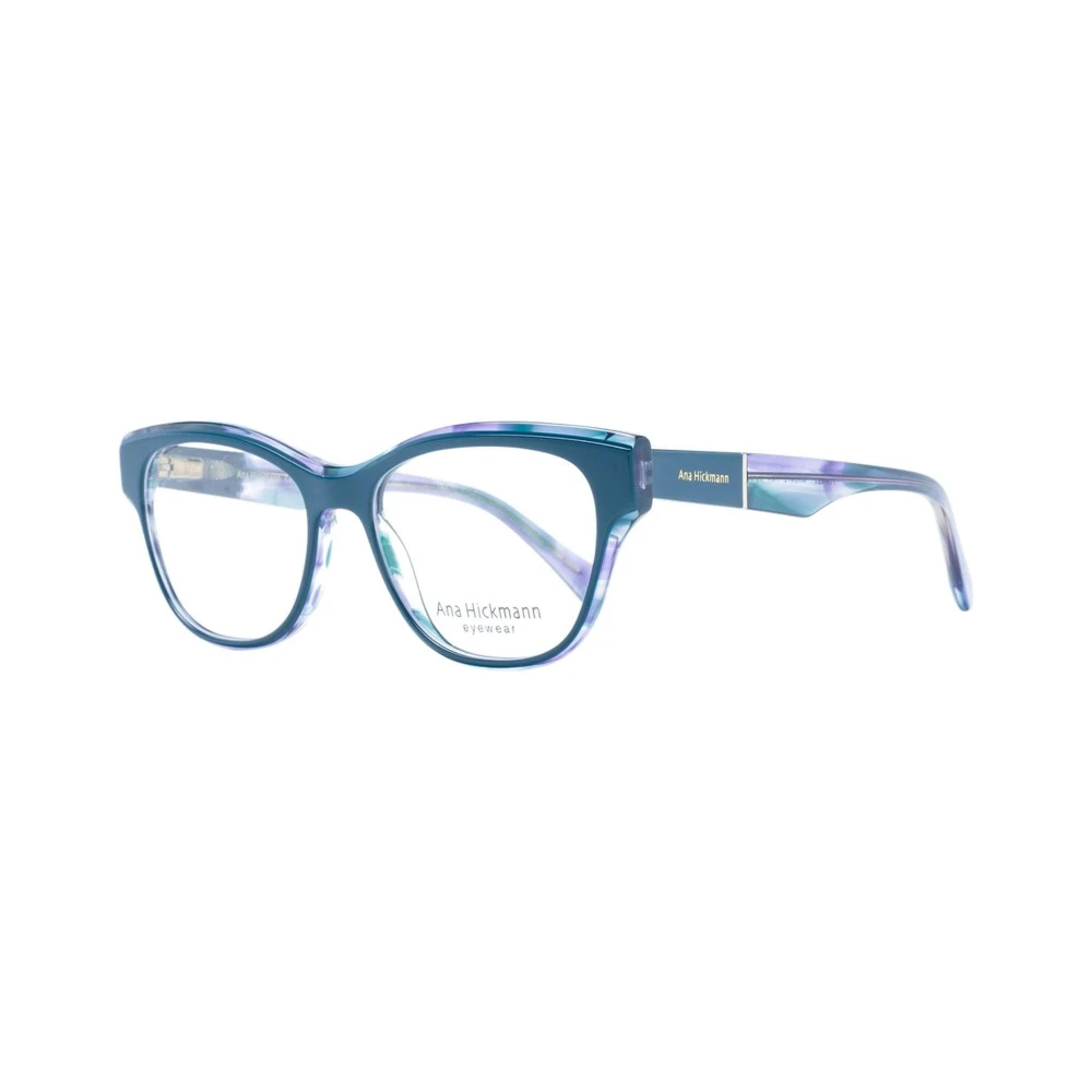Ana Hickmann Blauwe Butterfly Optische Monturen met Veerscharnier Blue Dames