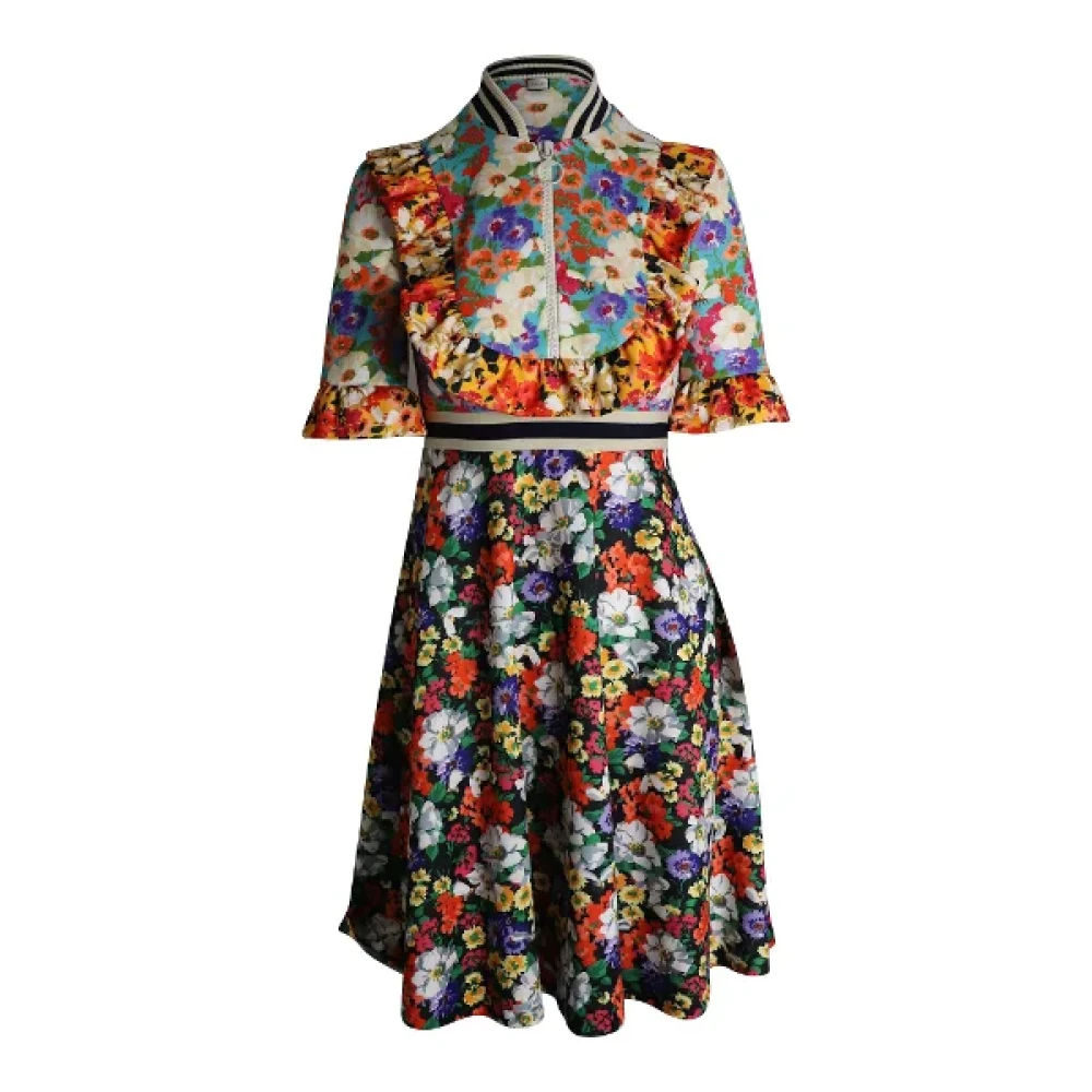 Gucci Vintage Pre-owned Polyester dresses Multicolor Dames