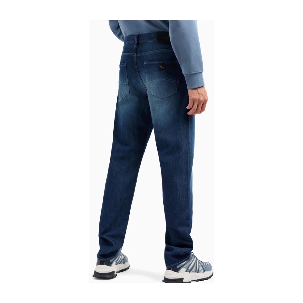 Armani Exchange Slim Fit Indigo Denim Jeans Blue Heren