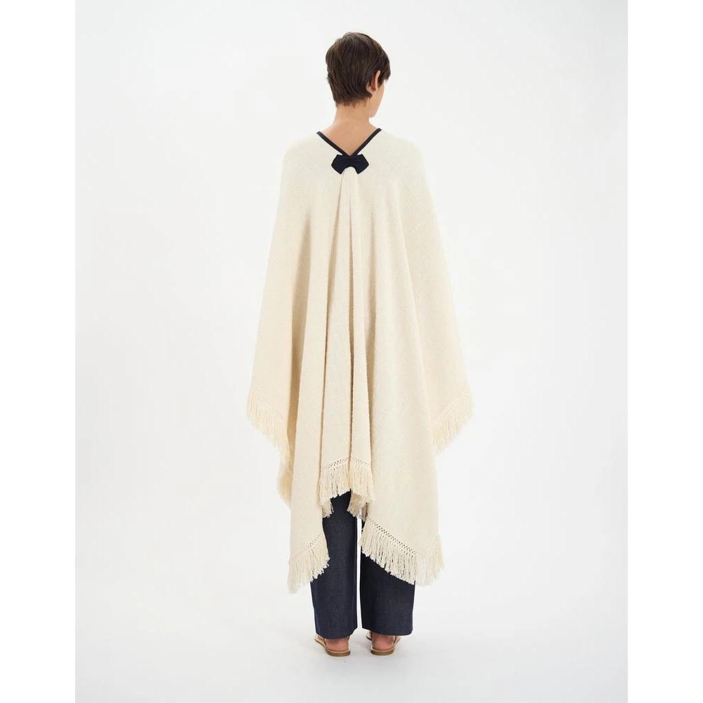 Ines De La Fressange Paris Gonzalo katoenen poncho Beige Dames