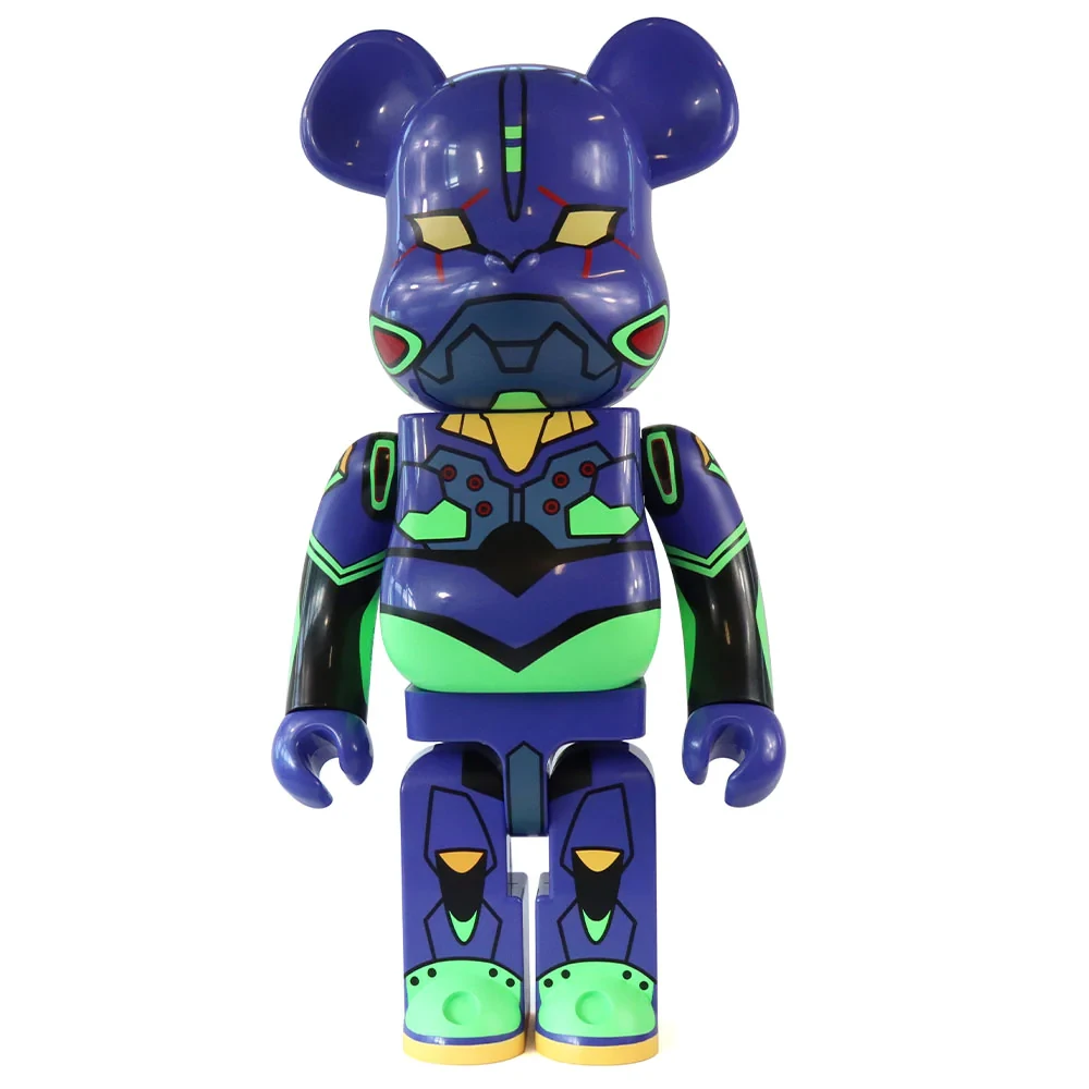 Medicom Toy Evangelion Eva 01 Bearbrick Figuur Blue Heren