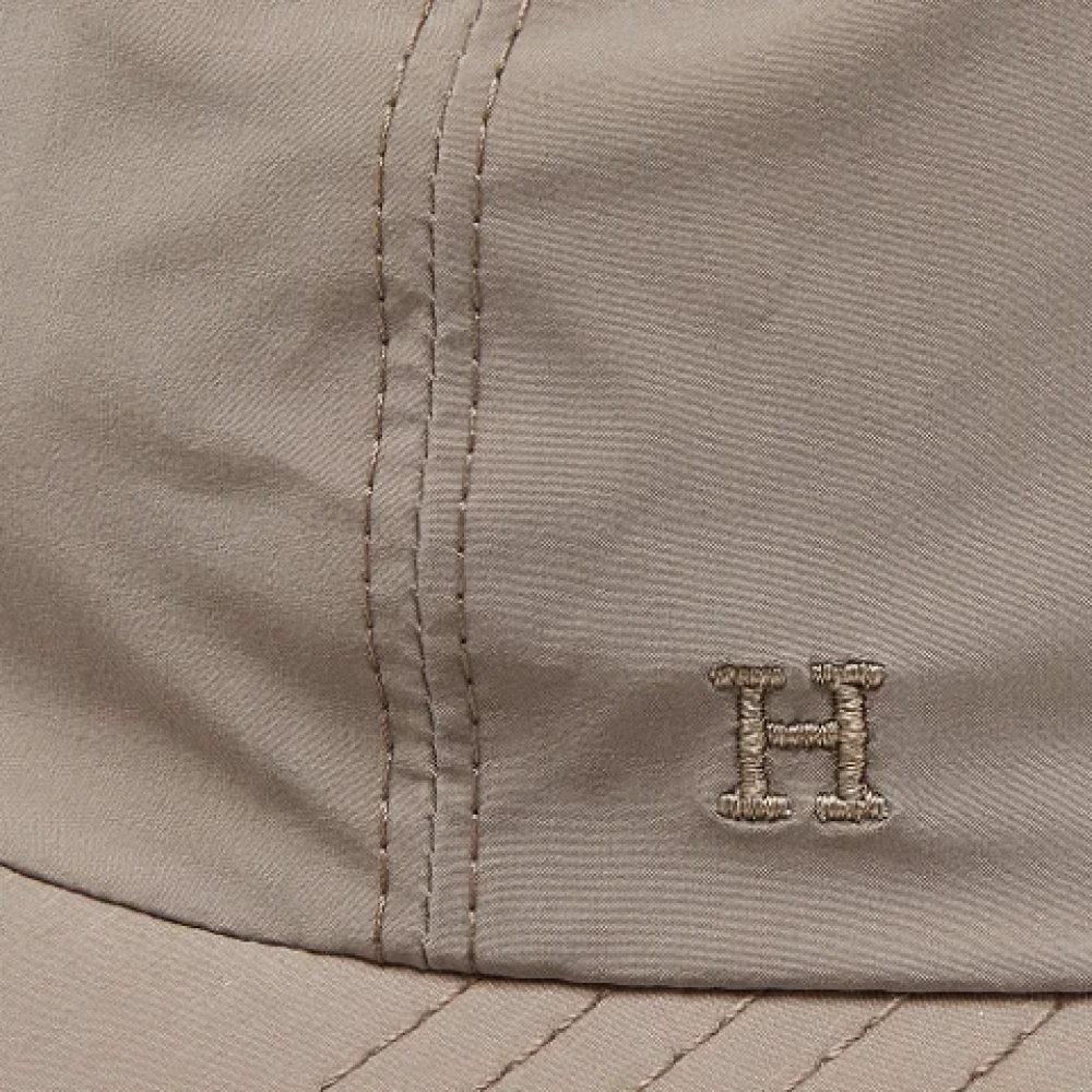 Hermès Vintage Pre-owned Nylon hats Beige Heren