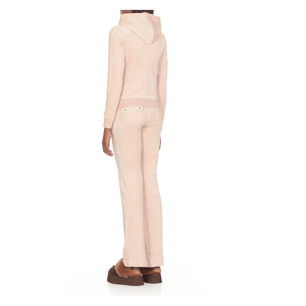 Juicy Couture Robertson Hoodie van polyester stretchstof Pink Dames