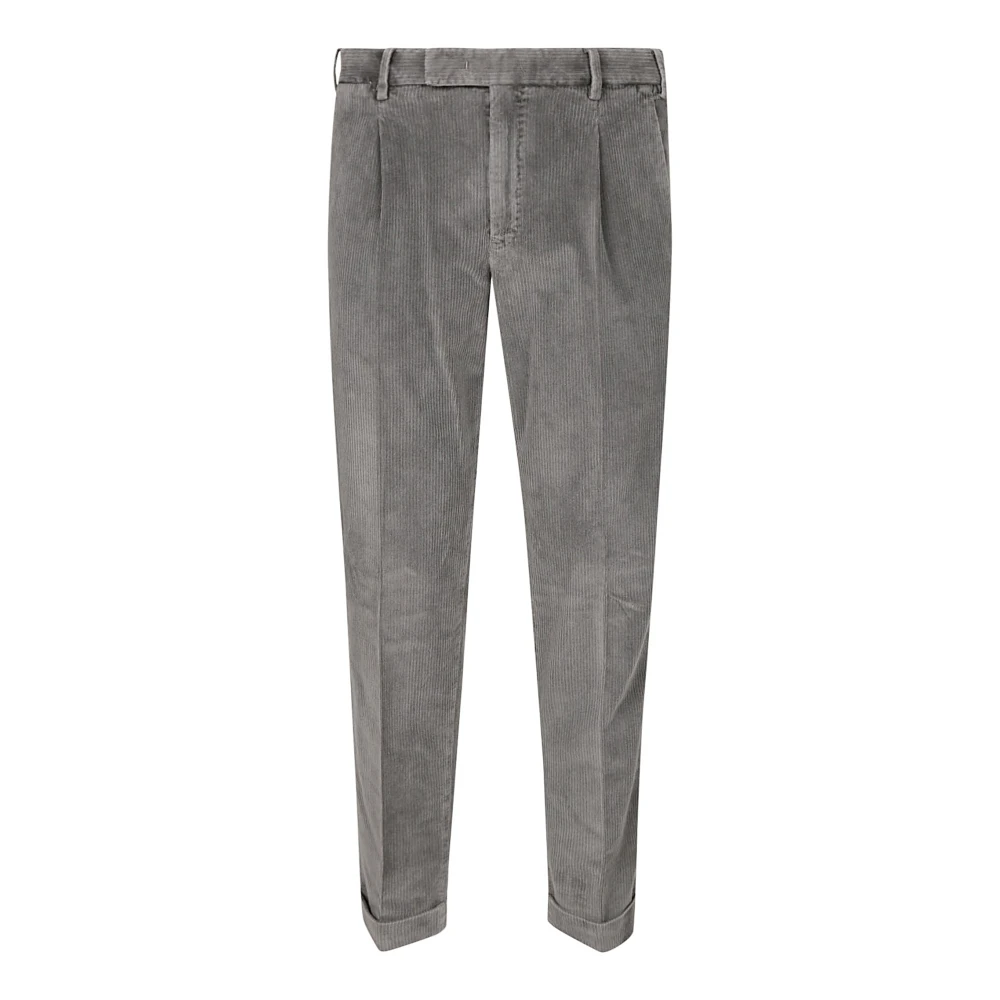 PT Torino Slim Fit Op Maat Gemaakte Broek Gray Heren