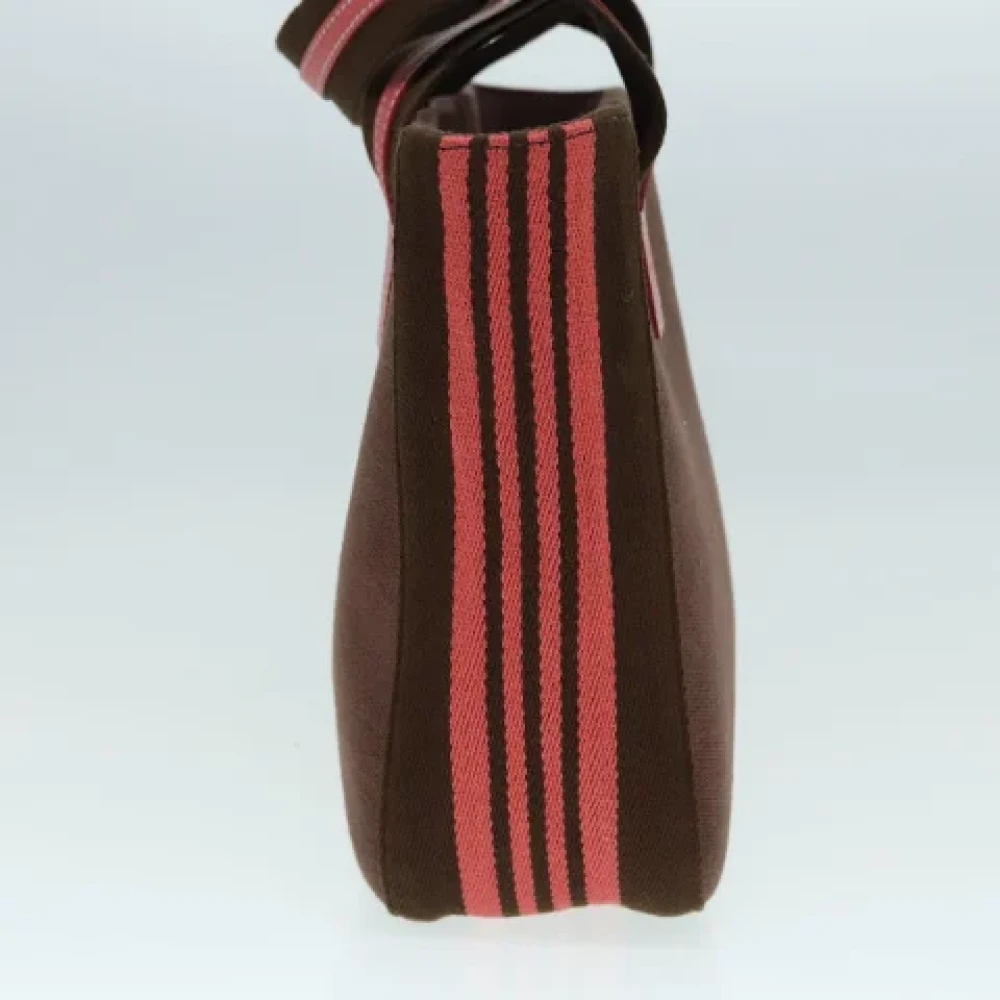 Burberry Vintage Pre-owned Canvas shoulder-bags Brown Dames