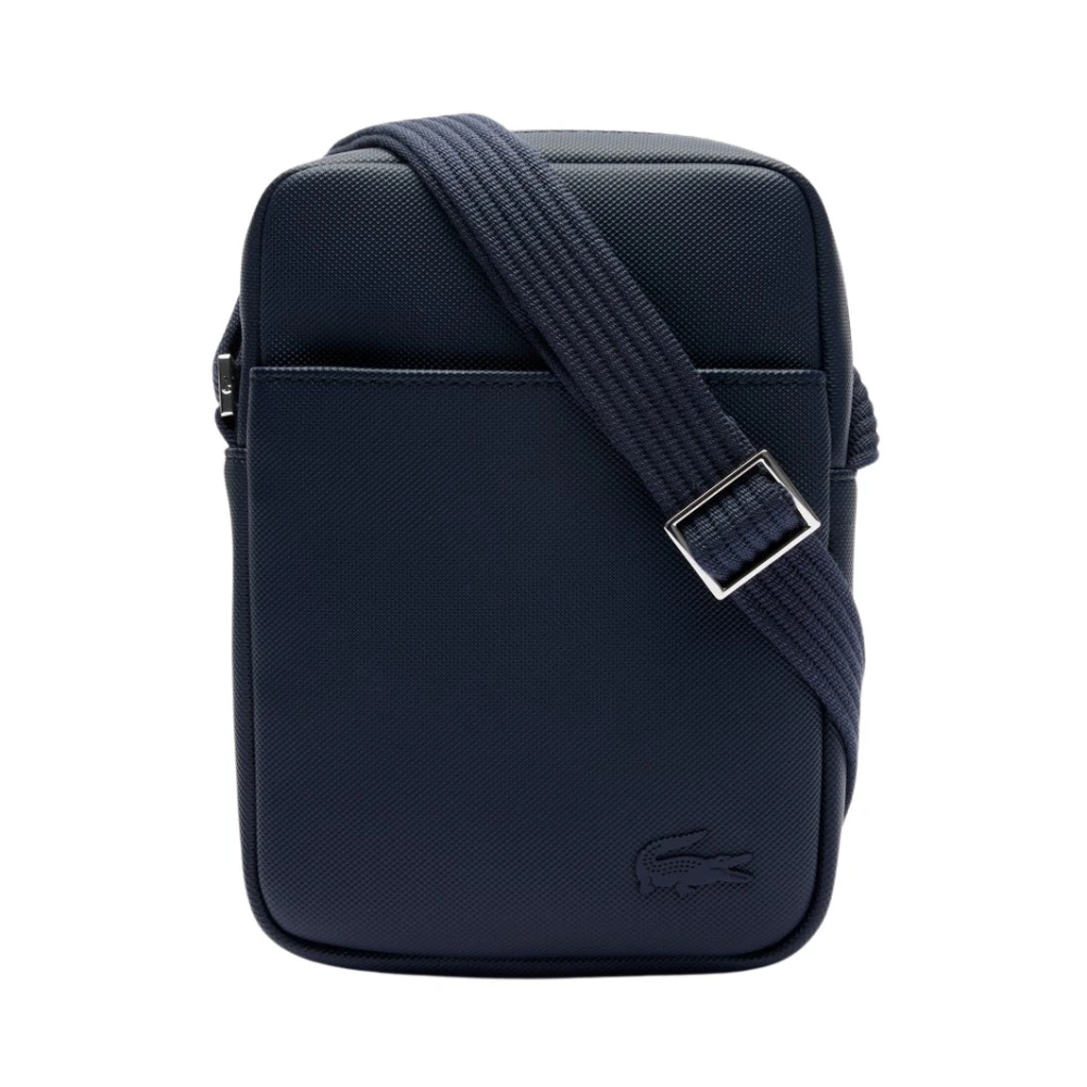 Lacoste Klassieke Heren Schoudertas met Krokodil Blue Heren