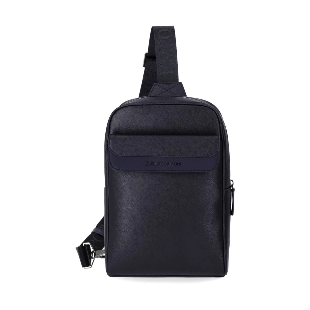 Emporio Armani Navy Blauwe Schoudertas Blue Heren
