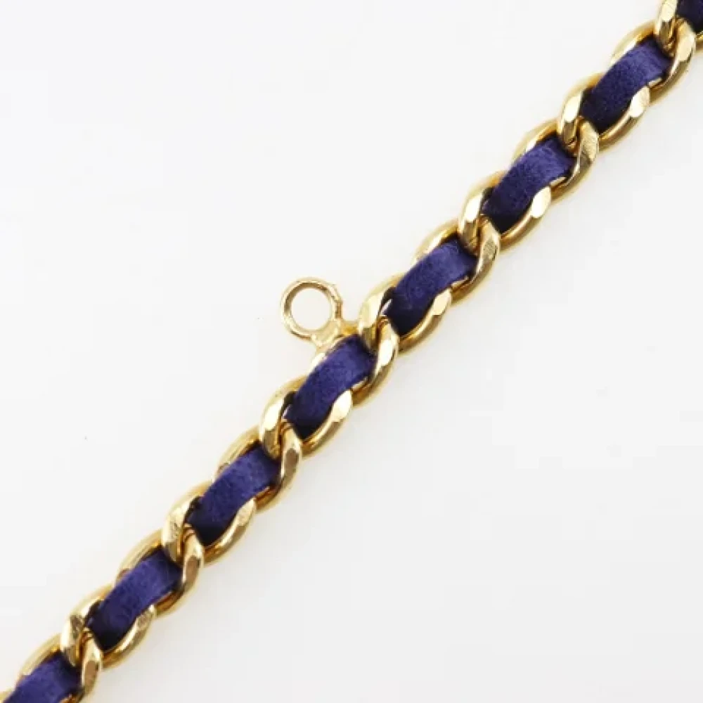 Chanel Vintage Pre-owned Metal belts Yellow Dames