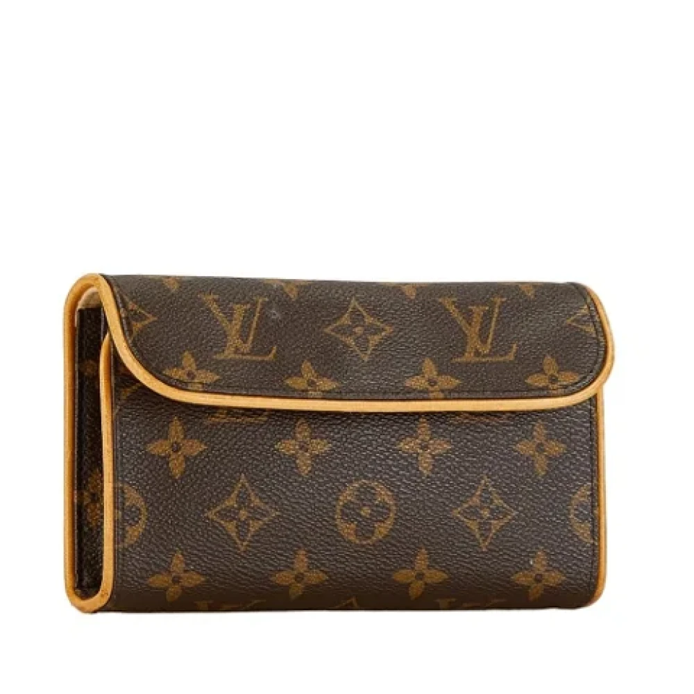 Louis Vuitton Vintage Pre-owned Plastic crossbody-bags Brown Dames