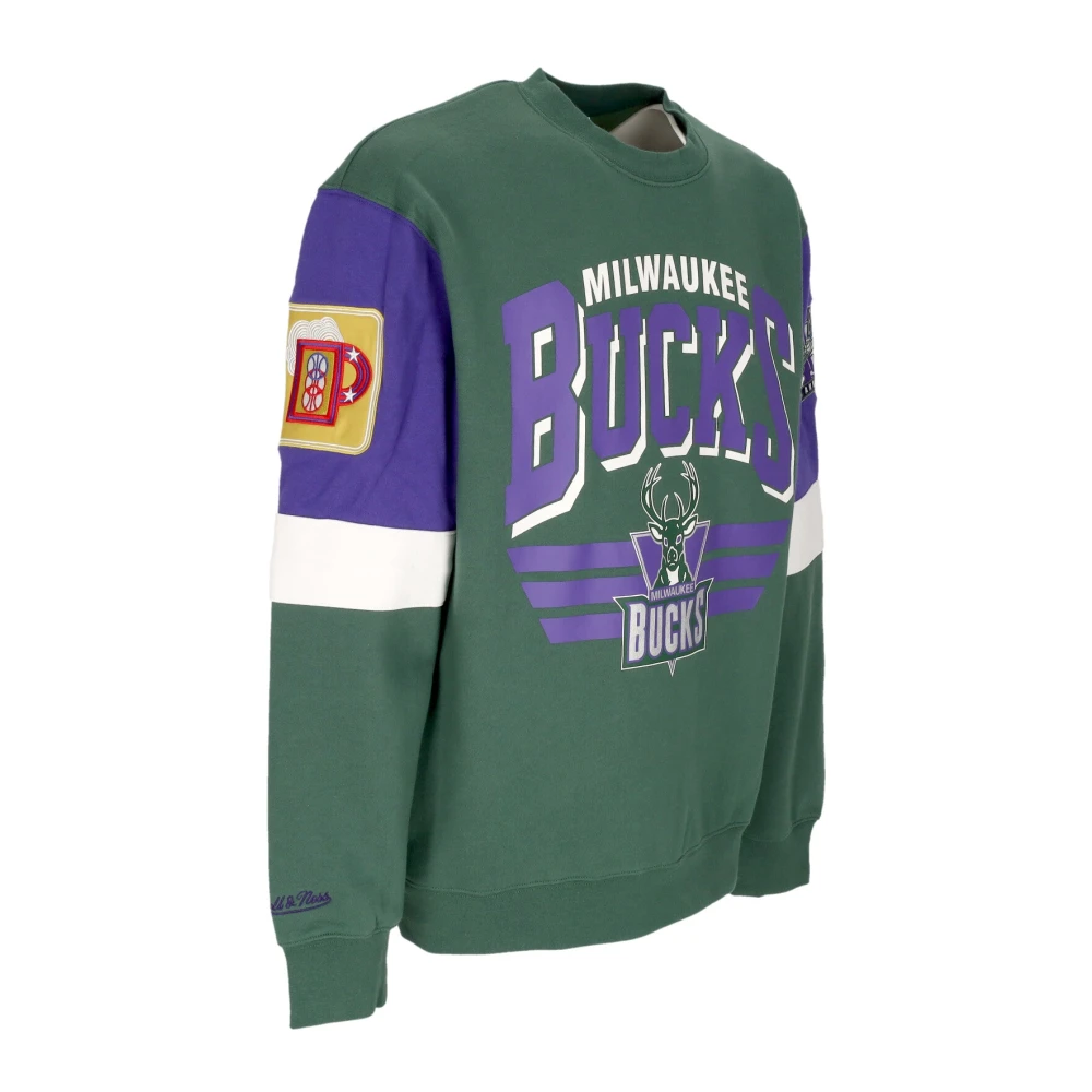 Mitchell & Ness Milwaukee Bucks NBA Sweatshirt Green Heren