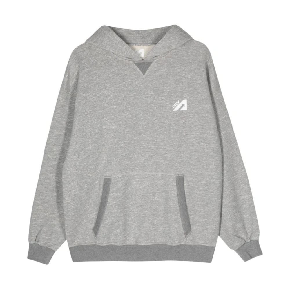 Autry Logo Patch Hoodie Gray Heren