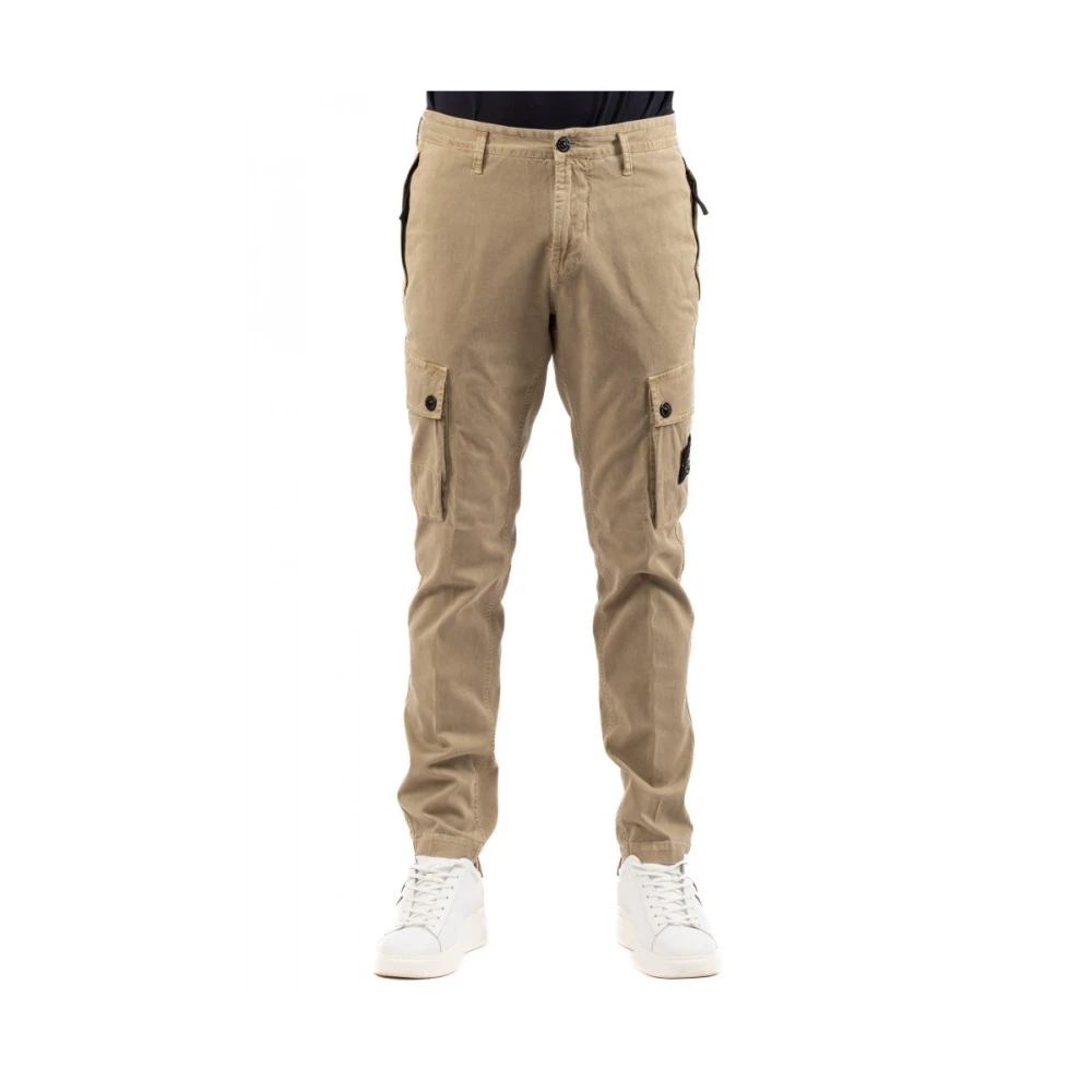 Stone Island Snygga Herrbyxor Beige, Herr