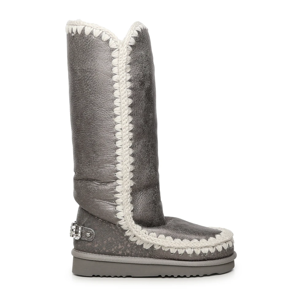 Mou Women's Gray Winter Boots, 4 Uk, Eskimo 40 Boots