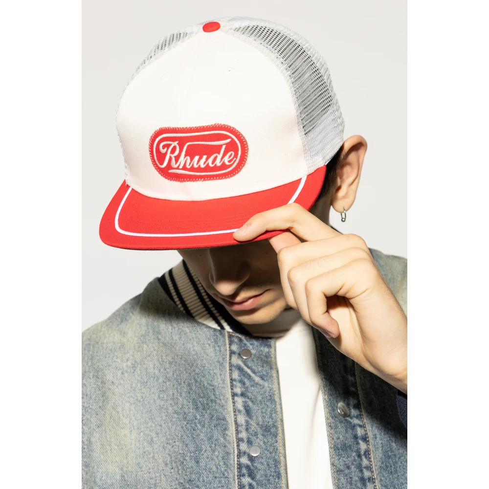 Rhude Baseballpet White Heren