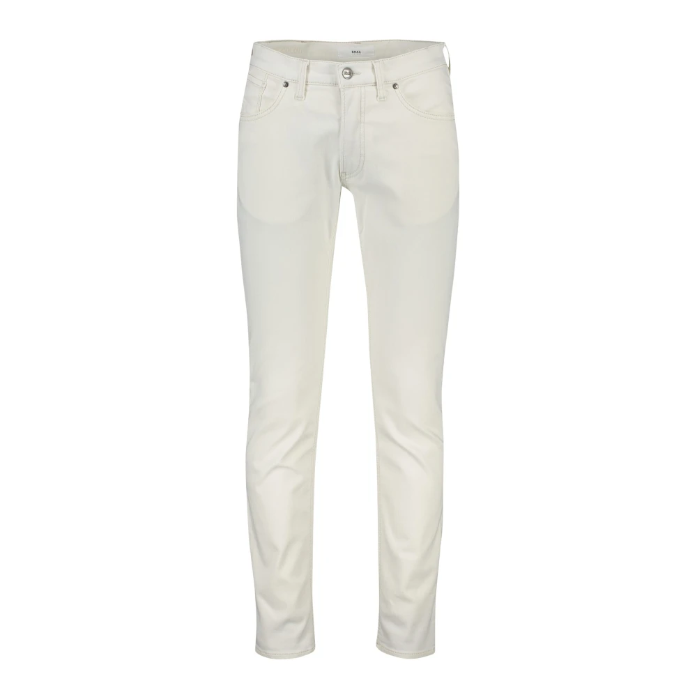 BRAX Witte Zomer Jeans 5-Pocket Model White Heren