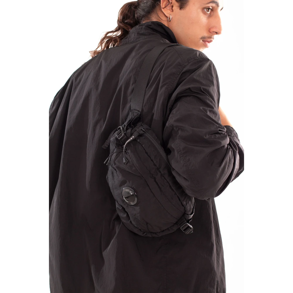 C.P. Company Lens Overshirt in Chrome-R Stijl Black Heren