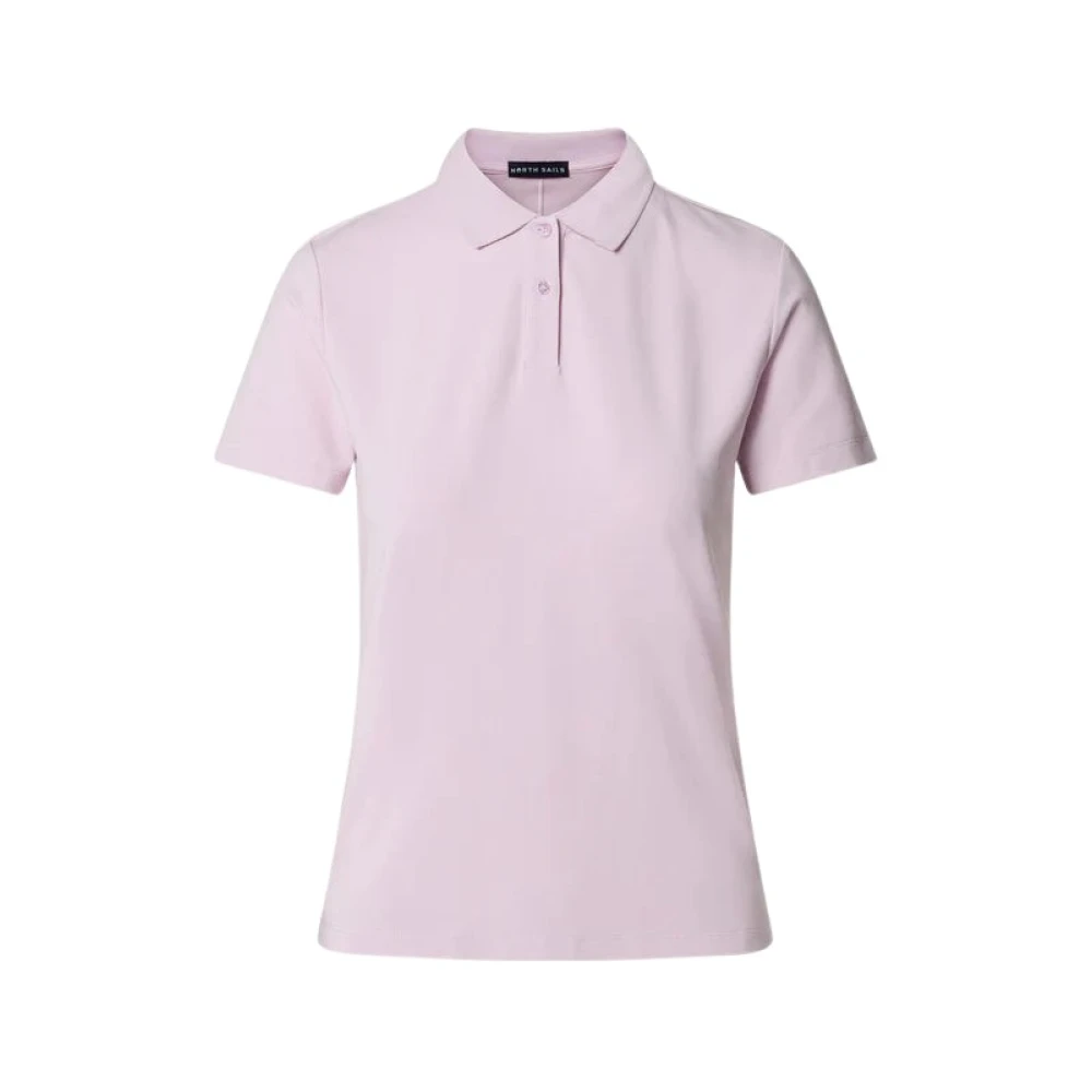 North Sails , Polo Shirts, Female, Pink, M, Modal Jersey Polo Shirt
